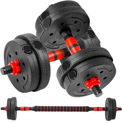 Adjustable dumbbell set
